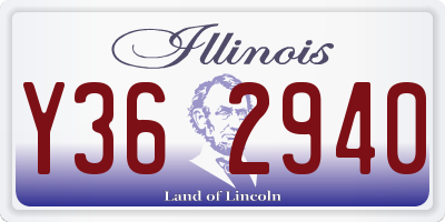 IL license plate Y362940