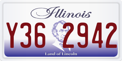 IL license plate Y362942
