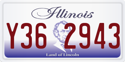 IL license plate Y362943