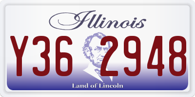 IL license plate Y362948