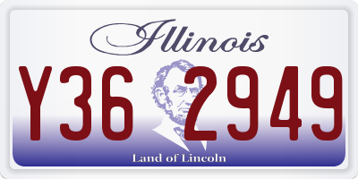 IL license plate Y362949