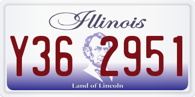 IL license plate Y362951