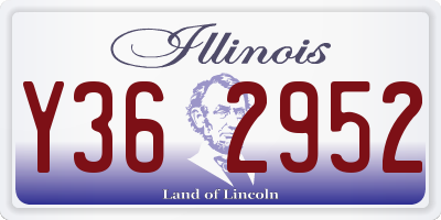 IL license plate Y362952
