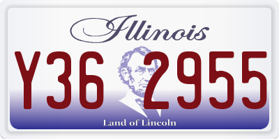 IL license plate Y362955