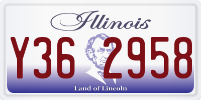 IL license plate Y362958