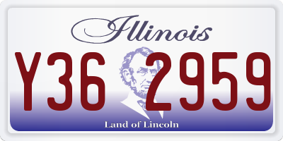IL license plate Y362959