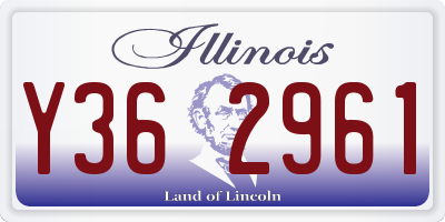 IL license plate Y362961
