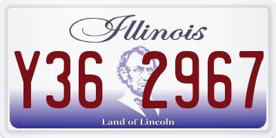IL license plate Y362967