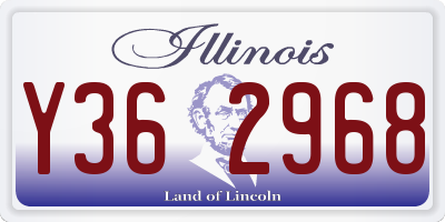 IL license plate Y362968