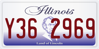 IL license plate Y362969