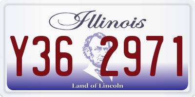 IL license plate Y362971