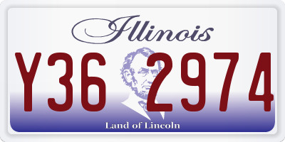 IL license plate Y362974