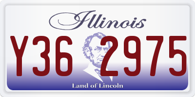IL license plate Y362975