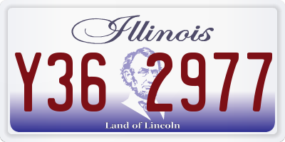 IL license plate Y362977