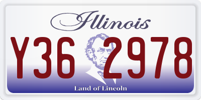 IL license plate Y362978