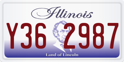 IL license plate Y362987