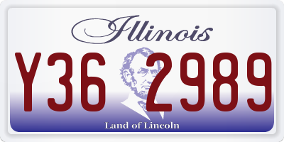 IL license plate Y362989