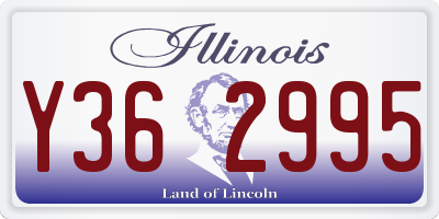 IL license plate Y362995