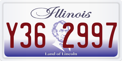 IL license plate Y362997