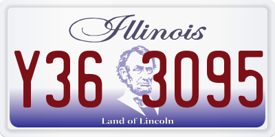 IL license plate Y363095