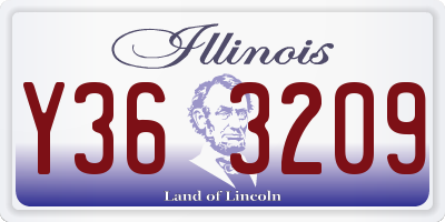 IL license plate Y363209