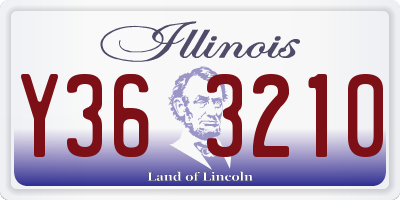 IL license plate Y363210