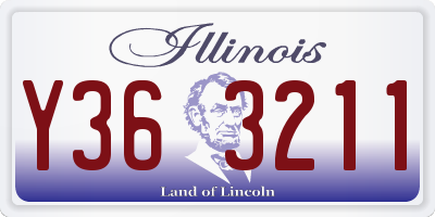 IL license plate Y363211