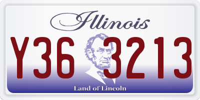 IL license plate Y363213