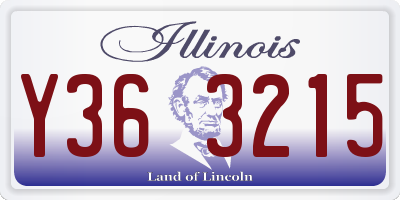 IL license plate Y363215