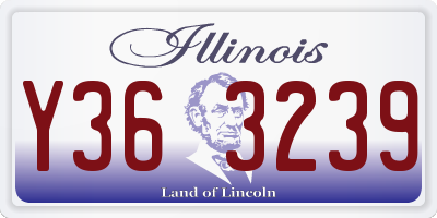 IL license plate Y363239