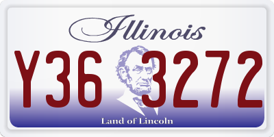 IL license plate Y363272