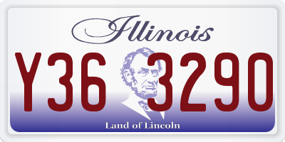 IL license plate Y363290