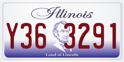 IL license plate Y363291