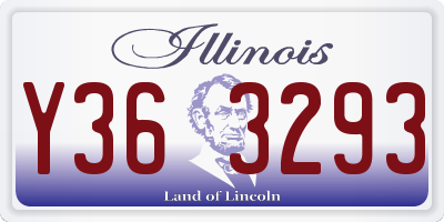 IL license plate Y363293