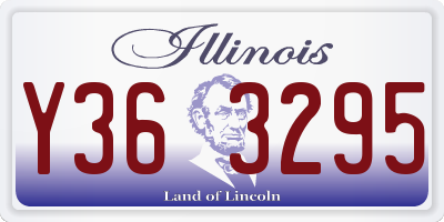 IL license plate Y363295