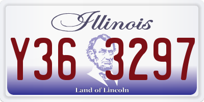 IL license plate Y363297