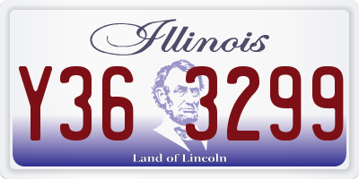 IL license plate Y363299