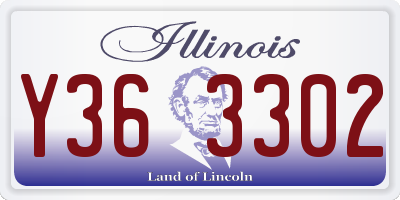 IL license plate Y363302