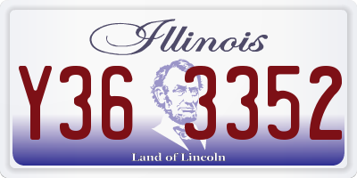 IL license plate Y363352