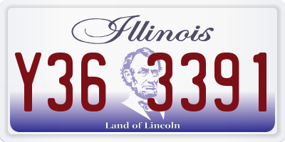 IL license plate Y363391