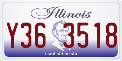 IL license plate Y363518