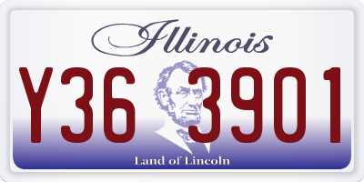 IL license plate Y363901