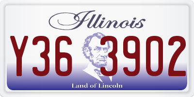 IL license plate Y363902