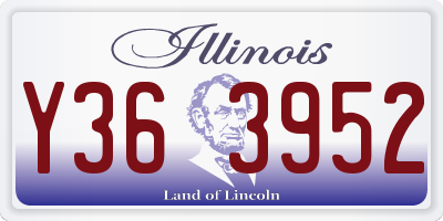 IL license plate Y363952