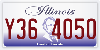 IL license plate Y364050