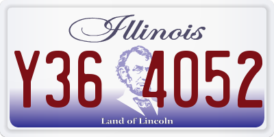 IL license plate Y364052