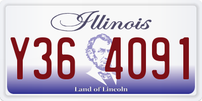 IL license plate Y364091