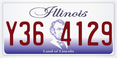 IL license plate Y364129