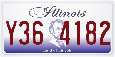 IL license plate Y364182