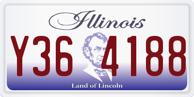 IL license plate Y364188